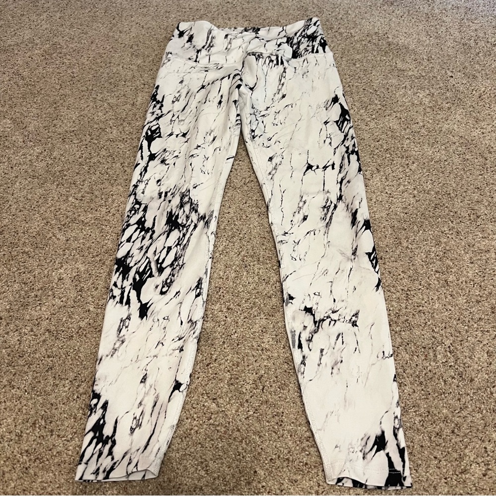 Beyond Yoga Olympus High Waisted Marble Leggings